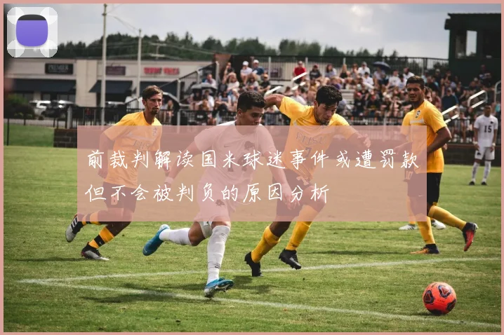 前裁判解读国米球迷事件或遭罚款但不会被判负的原因分析
